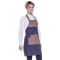 L453 | Grembiule in Jeans ed Ecopelle