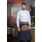 L458 | Grembiule Lungo in Jeans ed Ecopelle