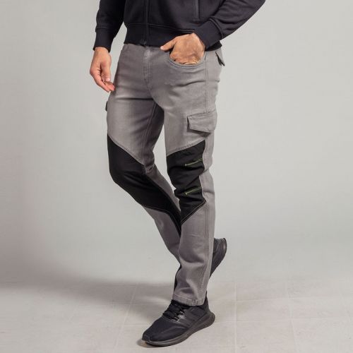 AUSTIN TECH MAN | Pantalone jeans multitasche elasticizzato