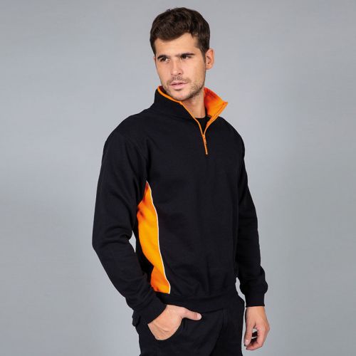 BARI | Felpa bicolore made in italy