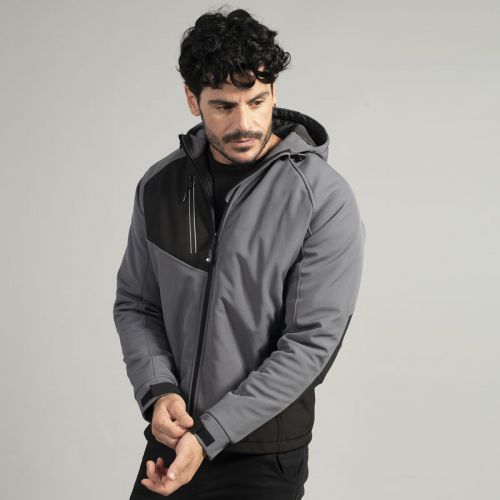 MONTEBIANCO HEAVY MAN | Giubbotto imbottito in softhell impermeabile MONTEBIANCO HEAVY MAN | Giubbotto imbottito in softhell impermeabile