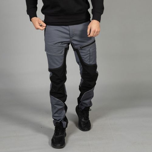 SALONICCO | Pantalone multitasche elasticizzato