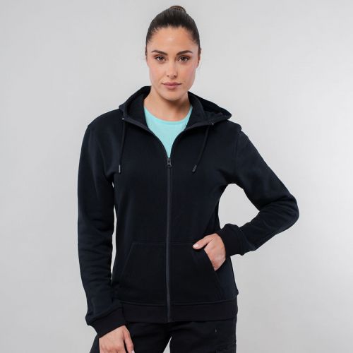 TOLOSA LADY | Felpa cappuccio e zip lunga donna