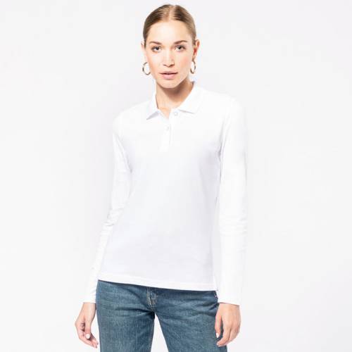 K244 | Polo piquè donna manica lunga K244 | Polo piquè donna manica lunga