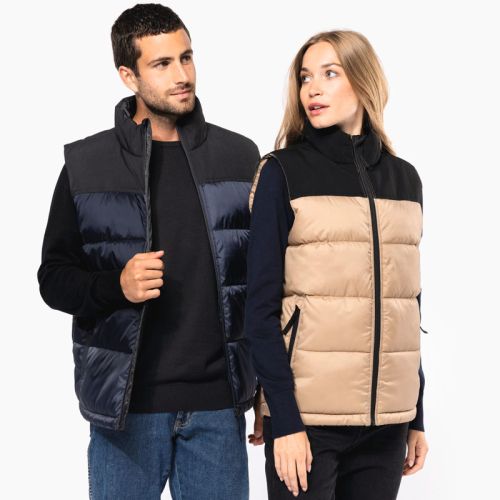 K6162 | Gilet imbottito bicolore unisex