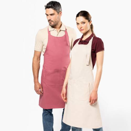 K885 | Grembiule con tasca in cotone