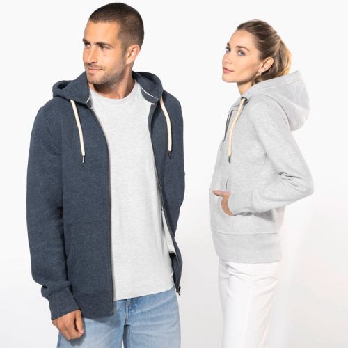 KV2306 | Felpa vintage uomo cappuccio e zip