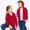 NS405 | Felpa Bambino Ecosostenibile Cappuccio e Zip