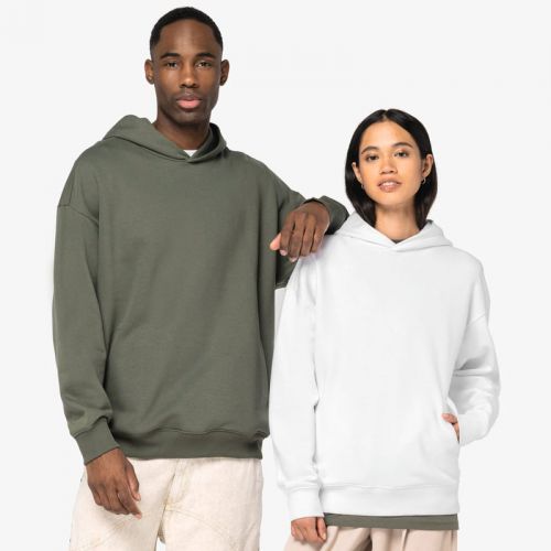 NS408 | Felpa Unisex Oversize con Cappuccio
