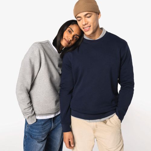 NS443 | Felpa Girocollo Unisex Ecosostenibile
