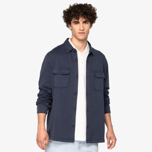 NS521 | Sovracamicia in felpa ecosostenibile look vintage