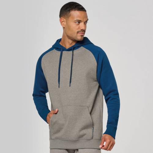 PA369 | Felpa adulto bicolore con cappuccio