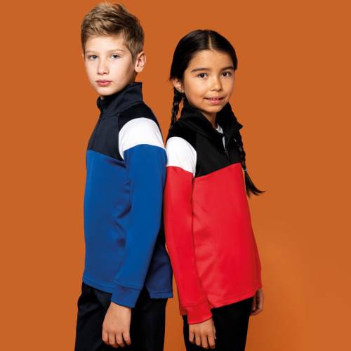PA388 | Felpa mezza zip da allenamento bambino