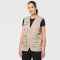 WK609 | Gilet unisex in policotone multitasche foderato