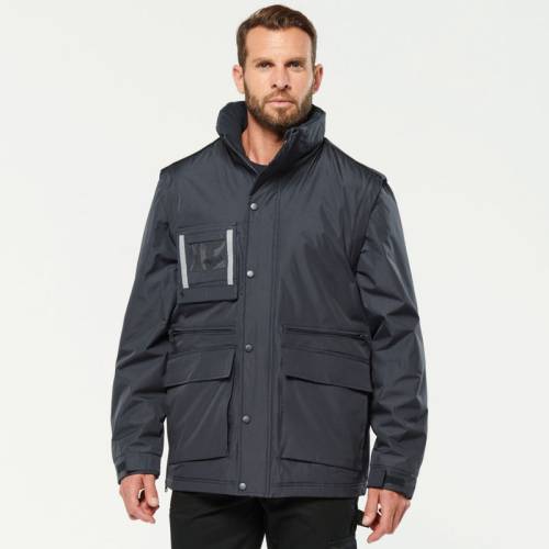 WK6106 | Parka da lavoro con maniche removibili