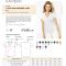 K3029IC | T-shirt bio150IC donna collo a v