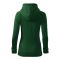 411 | Felpa cappuccio zip donna trendy zipper