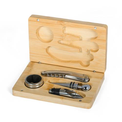 E14298 | Set vino in bambù