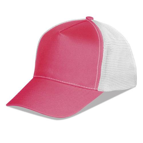 K18105 | Cappellino golf 5 pannelli mesh fluo