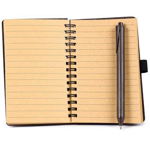 S26507 | Blocco appunti in carta kraft e fondi di caffè