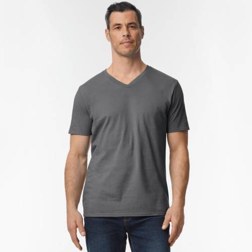 GL64V00 | T-shirt uomo con scollatura a v gildan softstyle 