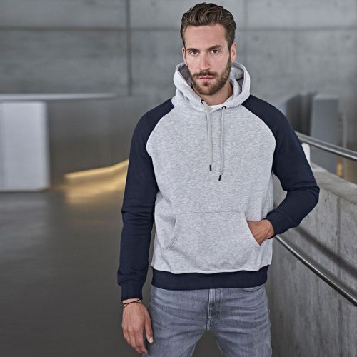 TJ5432 | Felpa con cappuccio two-tone