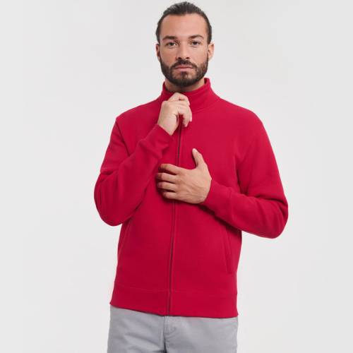 267M | Felpa uomo authentic con zip