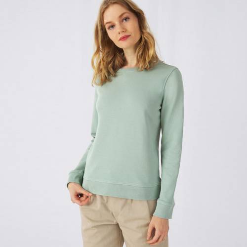 CWW32B | Felpa donna girocollo organic french terry CWW32B | Felpa donna girocollo organic french terry