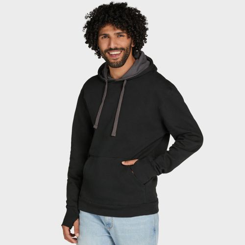 SG24 | Felpa uomo cappuccio a contrasto SG24 | Felpa uomo cappuccio a contrasto