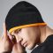 Berretto in maglia two-tone | B44C