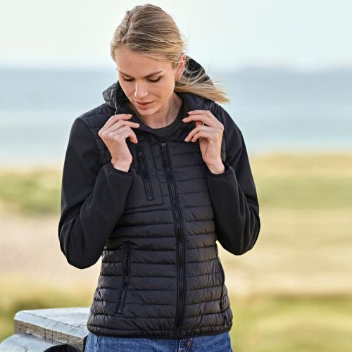 TJ9629 | Giacca donna con cappuccio crossover