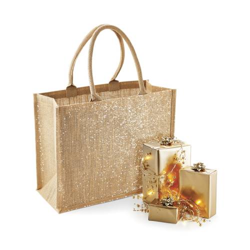 W437 | Shopper in juta shimmer