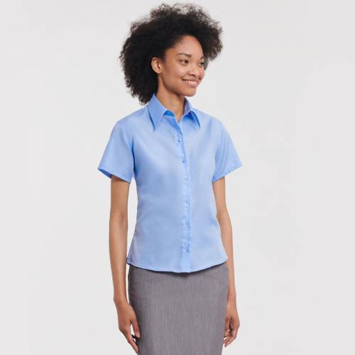 957F | Camicia donna ultimate maniche corte non-stiro