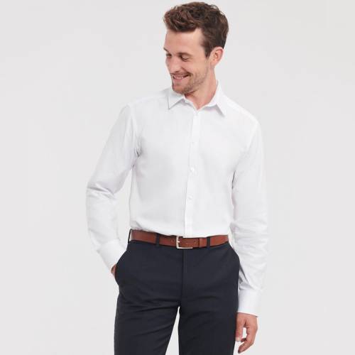 962M | Camicia uomo maniche lunghe herringbone 962M | Camicia uomo maniche lunghe herringbone