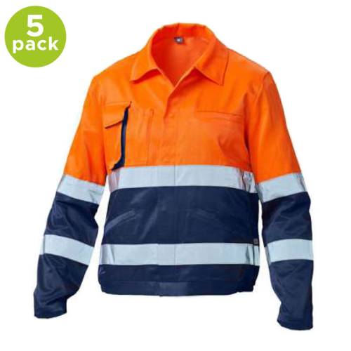69SE0332 | Giubbino Alta Visibilità Bicolore (5 Pack) 69SE0332 | Giubbino Alta Visibilità Bicolore (5 Pack)
