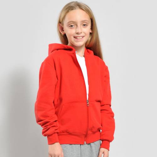 IT034 | Felpa bambino cappuccio zip leggera