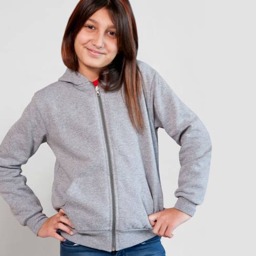 IT044 | Felpa bambino cappuccio zip