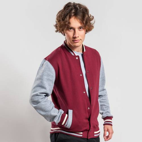 IT450 | Felpa giacca bomber bicolore IT450 | Felpa giacca bomber bicolore