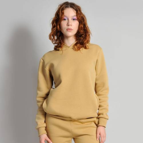 IT817T | Felpa soft mya con cappuccio urban fit unisex