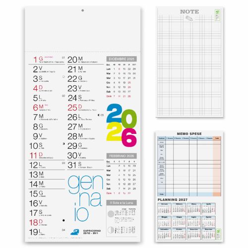 PA654 | Calendario olandese shaded moderno