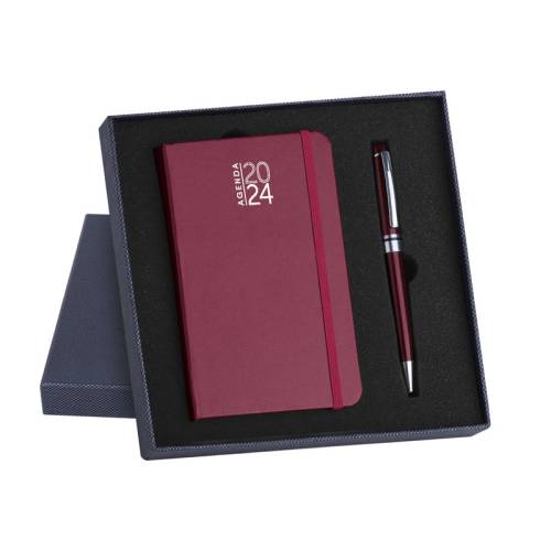 PB572 | Parure agenda-notes e penna