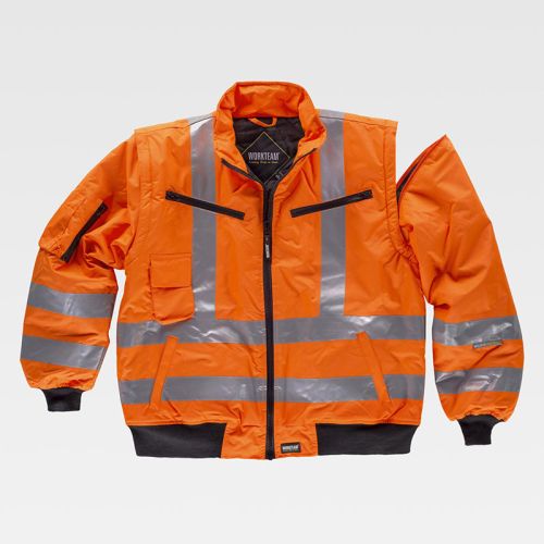 C3720 | Giubbotto Alta Visibilità Smanicabile