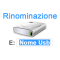 Rinominazione  + 0,20€ 
