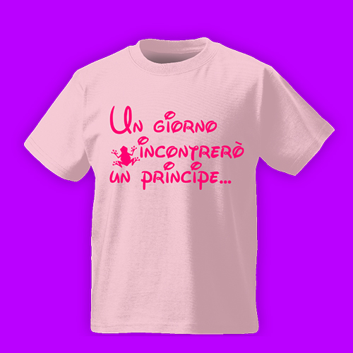 Print014 | T-shirt personalizzata bambini - principe vs re