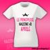 Print082 | T-shirt personalizzata donna - le principesse nascono ad...