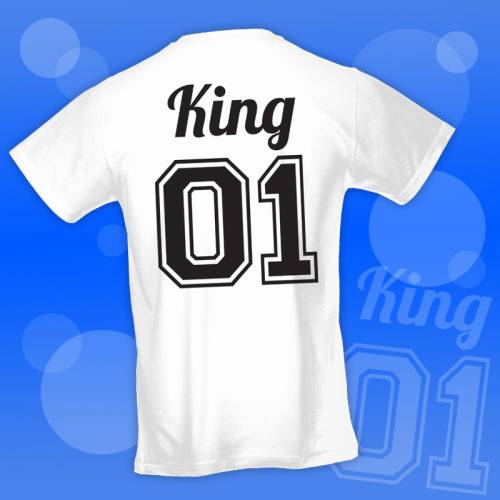 Print084 | T-shirt personalizzata uomo - king