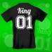 Print084 | T-shirt personalizzata uomo - king