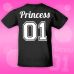 Print086 | T-shirt personalizzata bambini - princess