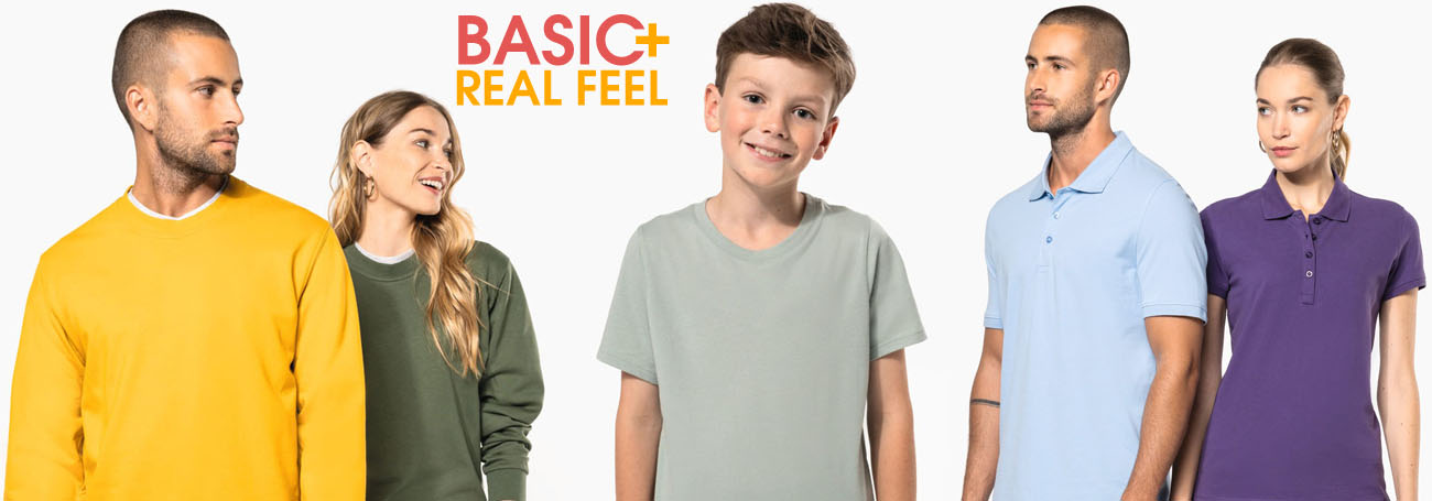 Kariban, abbigliamento personalizzato linea Basic Plus