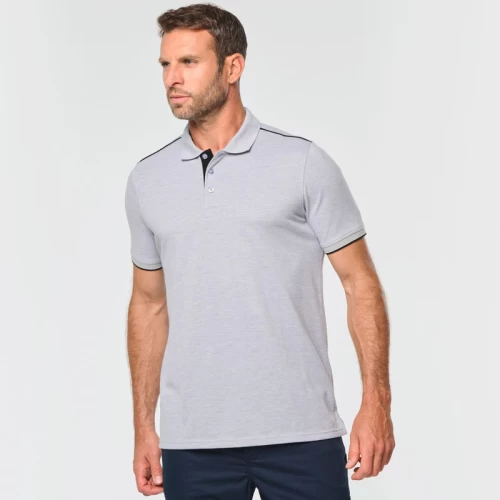 WK270 | Polo daytoday uomo a contrasto WK270 | Polo daytoday uomo a contrasto